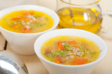 Image showing Syrian barley broth soup Aleppo style