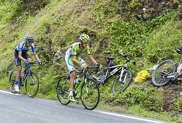 Image showing Two Cyclists