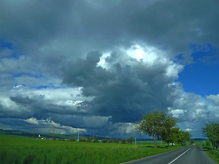 Image showing Stormy clouds