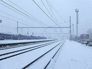 Image showing Snow storm