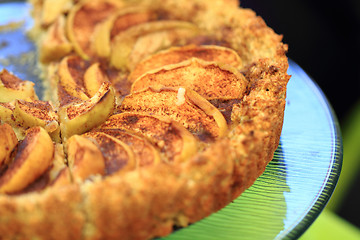 Image showing detail of apple cake