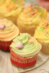 Image showing homemade cupcakes 