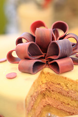 Image showing detail of marzipan cake 