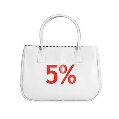 Image showing Sale bag design element isolated on white