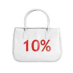 Image showing Sale bag design element isolated on white