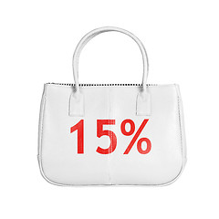 Image showing Sale bag design element isolated on white