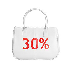 Image showing Sale bag design element isolated on white