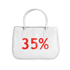 Image showing Sale bag design element isolated on white