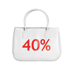 Image showing Sale bag design element isolated on white