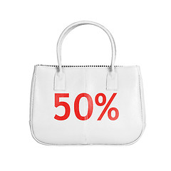 Image showing Sale bag design element isolated on white