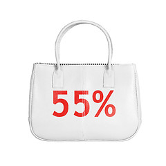 Image showing Sale bag design element isolated on white