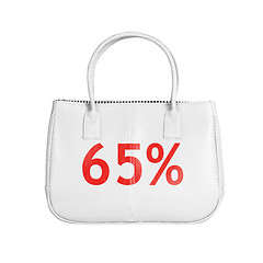 Image showing Sale bag design element isolated on white