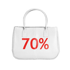 Image showing Sale bag design element isolated on white