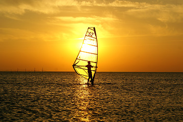 Image showing Windsurfing