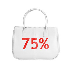 Image showing Sale bag design element isolated on white