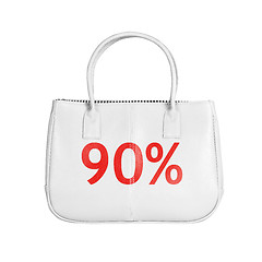 Image showing Sale bag design element isolated on white