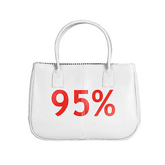 Image showing Sale bag design element isolated on white