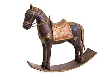 Image showing horse of wood