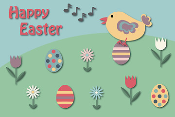 Image showing Easter greeting card