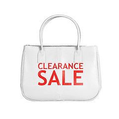 Image showing Sale bag design element isolated on white