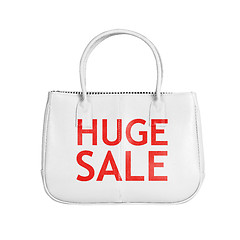 Image showing Sale bag design element isolated on white