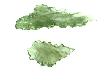 Image showing green moldavite minerals