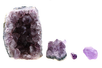 Image showing amethyst mineral collection 