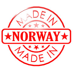 Image showing Made in Norway red seal