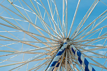 Image showing Part of a large modern big wheel