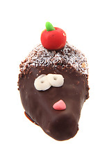 Image showing sweet chocolate hedgehog 