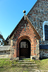 Image showing Trönö Old Church a medieval church.