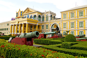 Image showing   cannon bangkok in thailand   flag