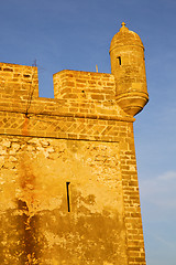 Image showing  brick in old construction  africa morocco  