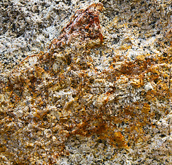 Image showing abstract texture  kho samui   bay thailand asia  rock stone  