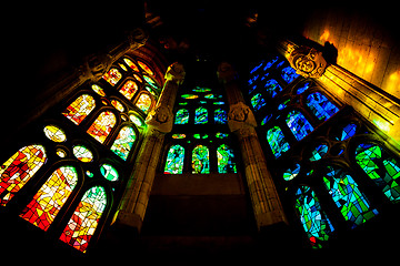 Image showing Church windows interior