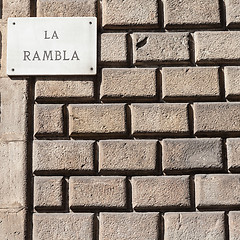 Image showing La Rambla