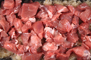 Image showing raw pig meat 