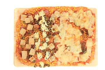 Image showing homemade pizza 