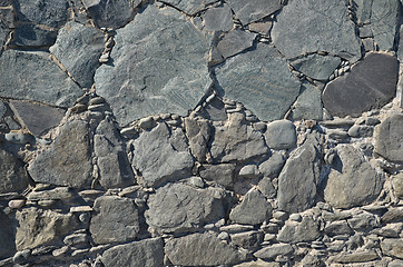 Image showing Stone wall detail