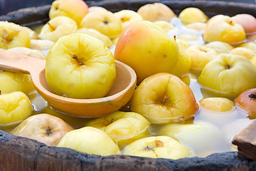 Image showing Pickled apples.