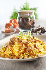 Image showing Vegitarian Nasi Briyani