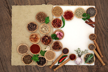 Image showing Herb and Spice Assortment