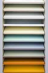 Image showing Colorful Bookshelf