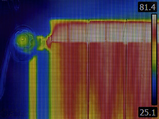 Image showing Radiator Heater Thermal Image