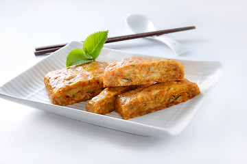 Image showing Curry taste fish cake 