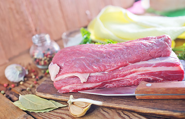 Image showing raw meat