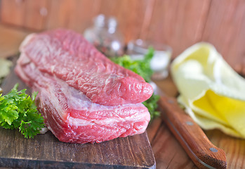 Image showing raw meat