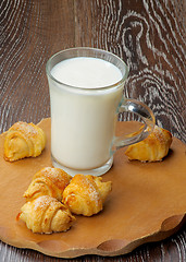 Image showing Milk and Croissant Cookies