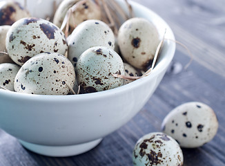 Image showing quail eggs