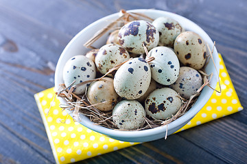 Image showing quail eggs